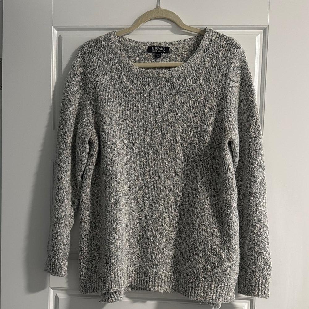 Buffalo David Bitton Gray Crew Neck Sweater